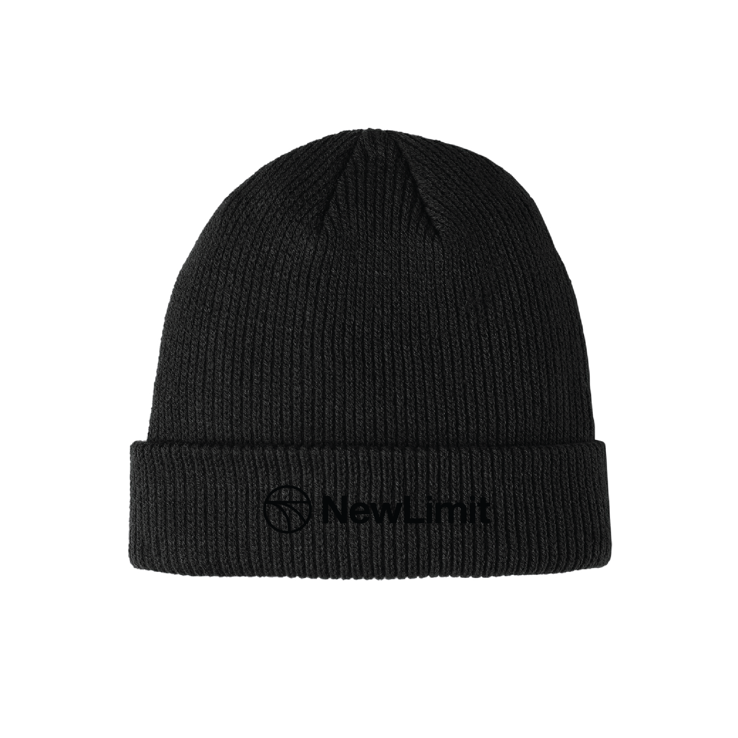 NewLimit Tone-On-Tone Embroidered Beanie